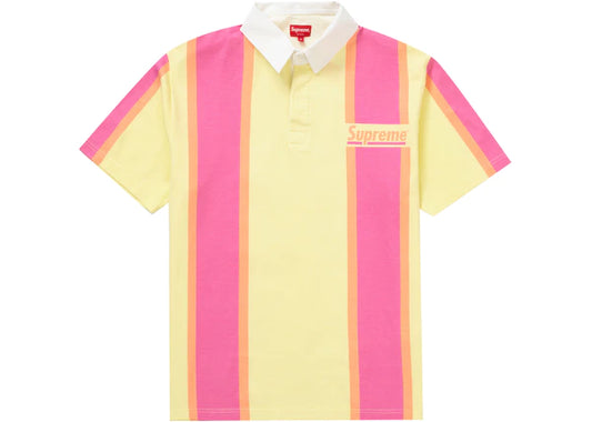 Supreme Stripe S/S Rugby Yellow