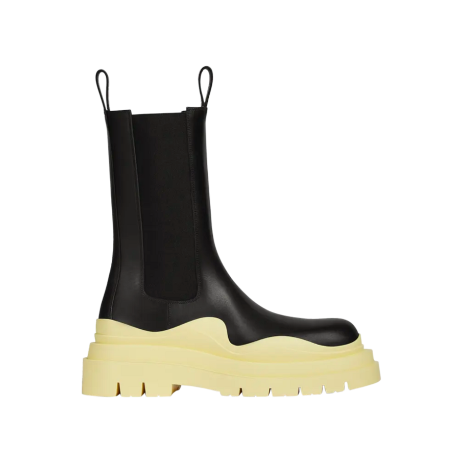 Bottega Veneta Tire Boot Black Lemonade