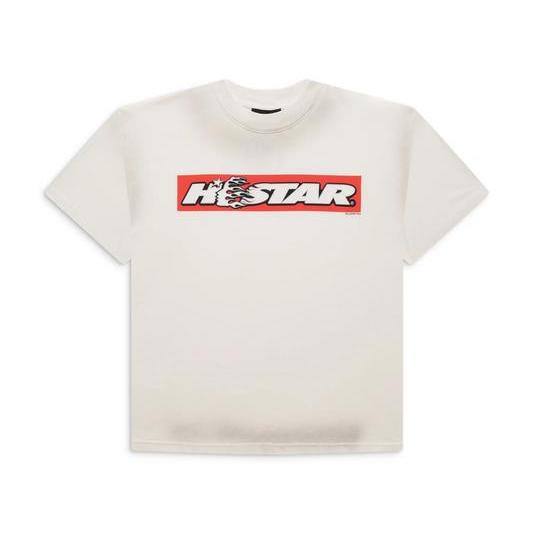 Hellstar Box Logo T-Shirt Cream