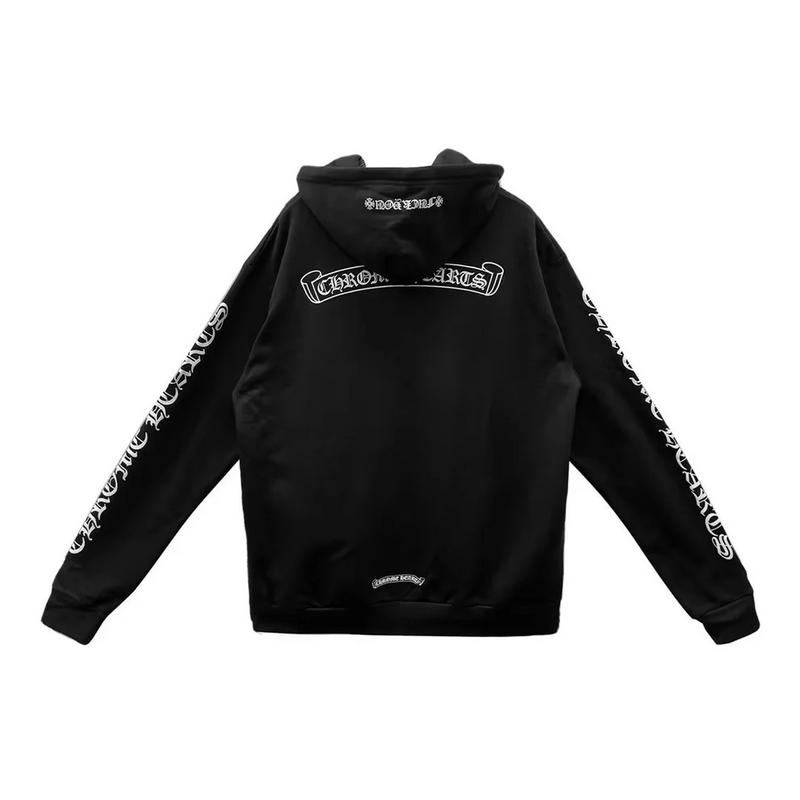 Chrome Hearts Scroll Zip Up Black