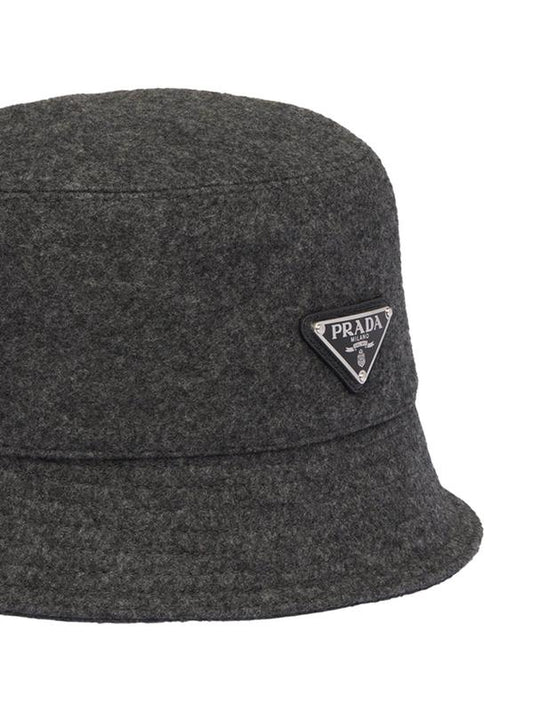 Prada Wool Loden Bucket Hat