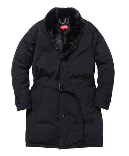 Supreme Down Trench Black FW14