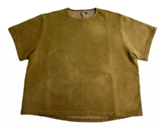 Yeezy Gap Fleece Yoke Oversized Tee Bronze