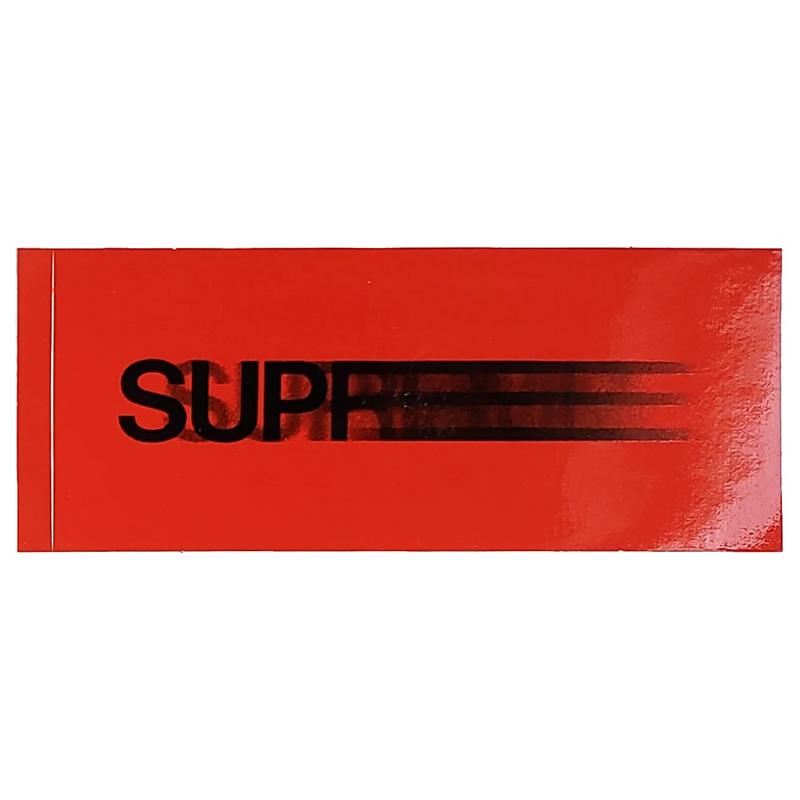 Supreme Red Motion Logo Sticker