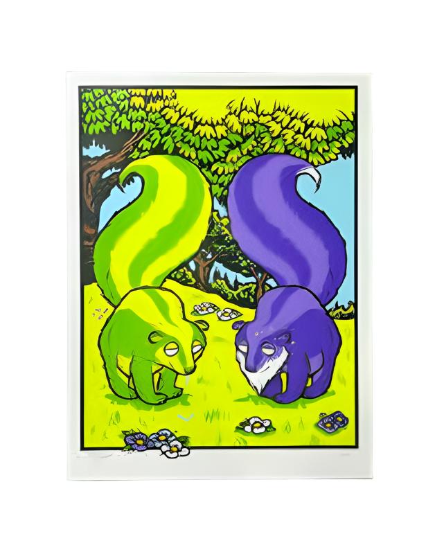 Todd Bratrud Double Skunks Print (Edition of 150)