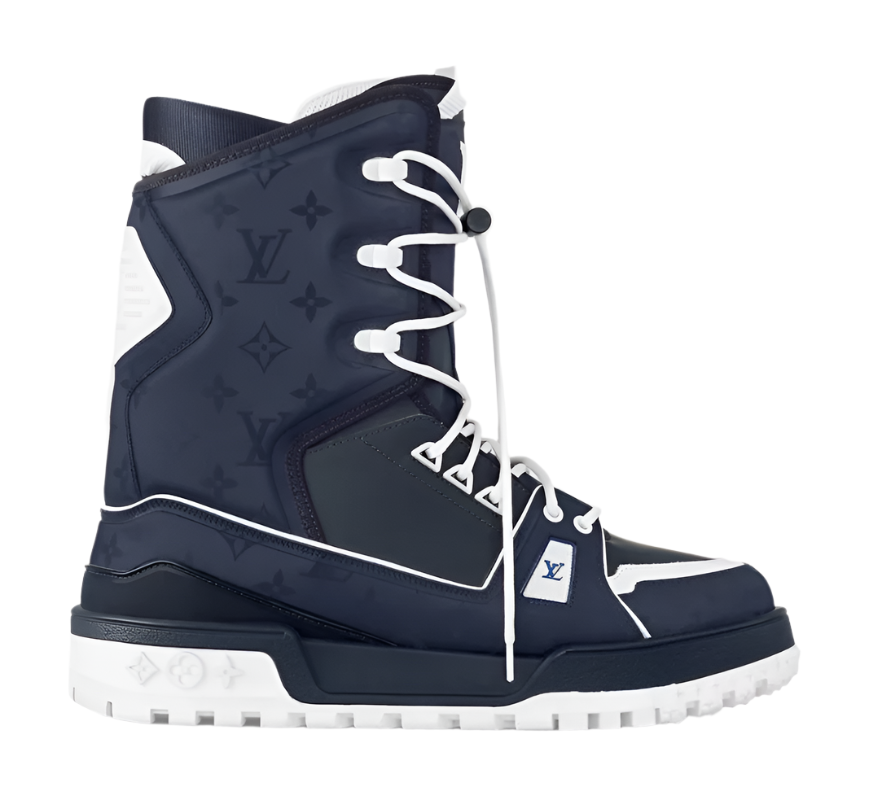 Louis Vuitton LV Trainer Snow Boot Marine Blue