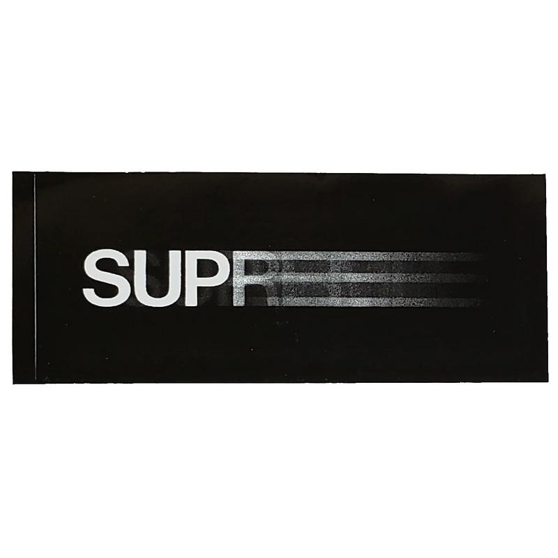 Supreme Black Motion Logo Sticker