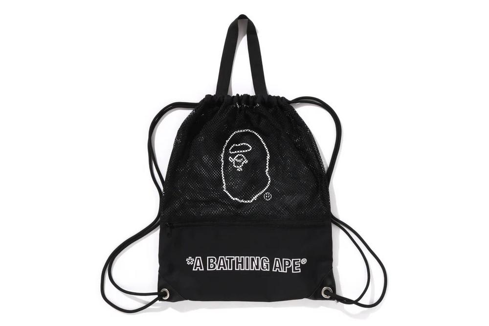 BAPE Summer Pack Drawstring Bag (SS24) Black