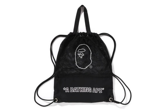 BAPE Summer Pack Drawstring Bag (SS24) Black