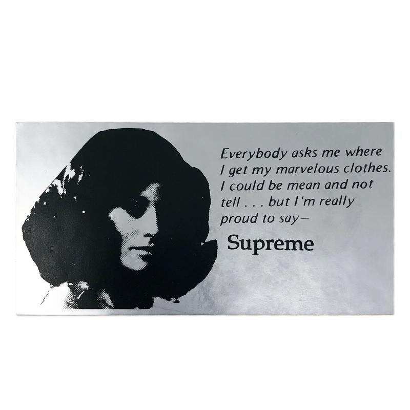 Supreme Mean Sticker