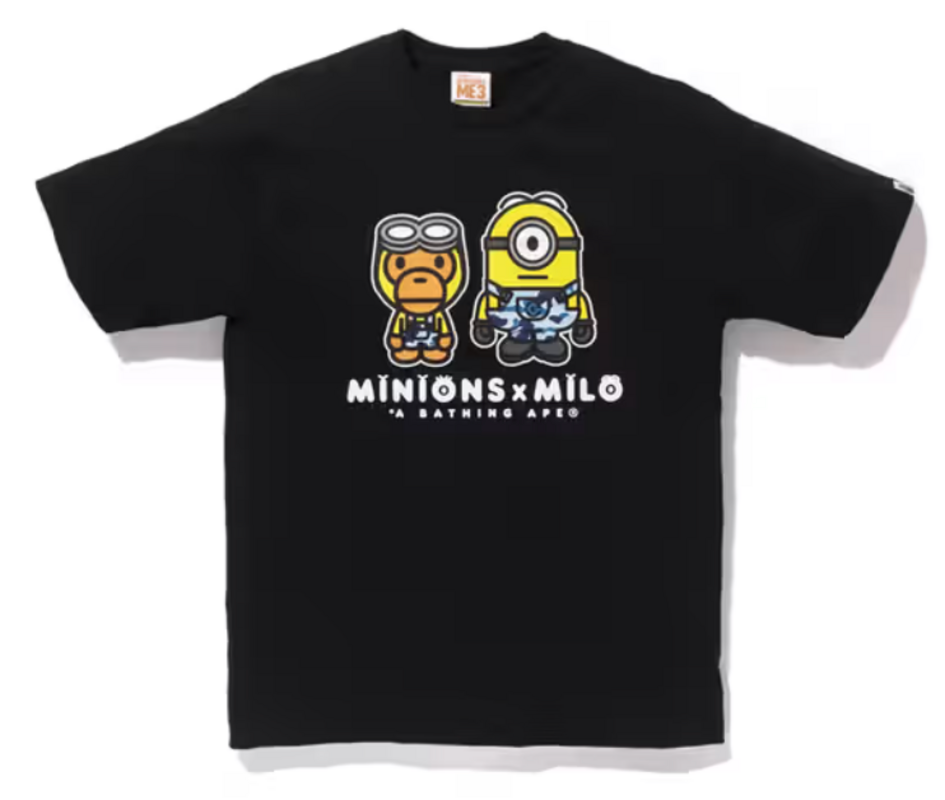 BAPE x Minions 2017 Tee Black