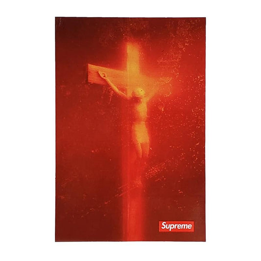 Supreme Piss Christ Sticker
