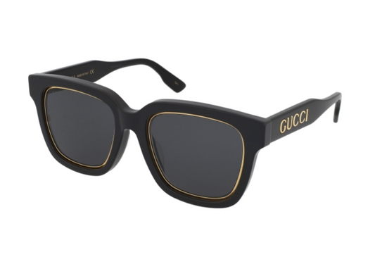 Gucci Square Sunglasses GG1136SA Black/Gold