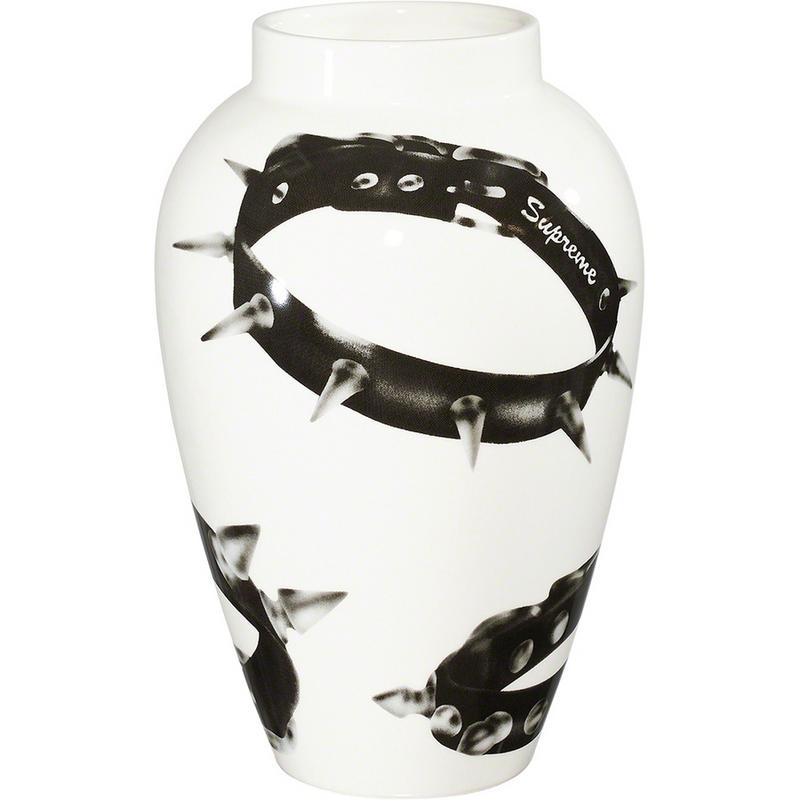 Supreme Studded Collars Vase White