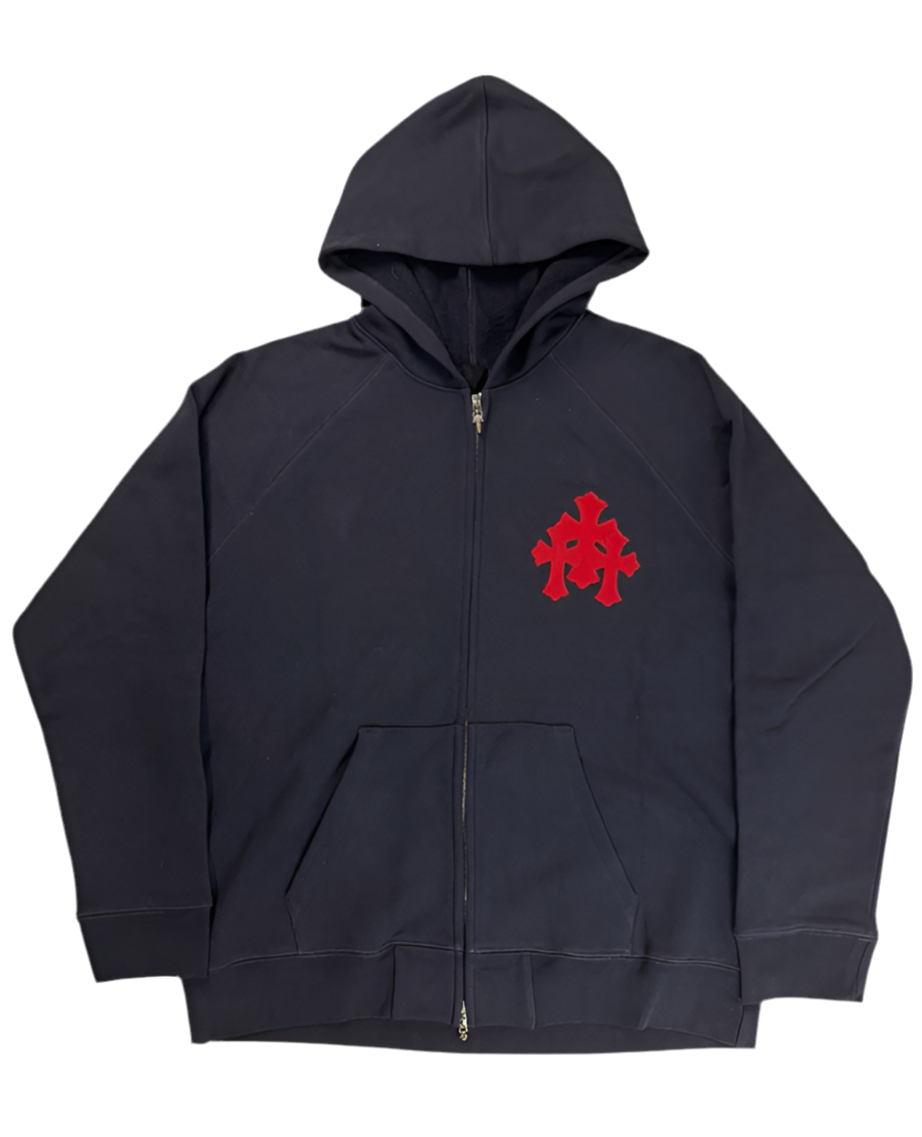 Chrome Hearts Paper Jam Zip Up Black