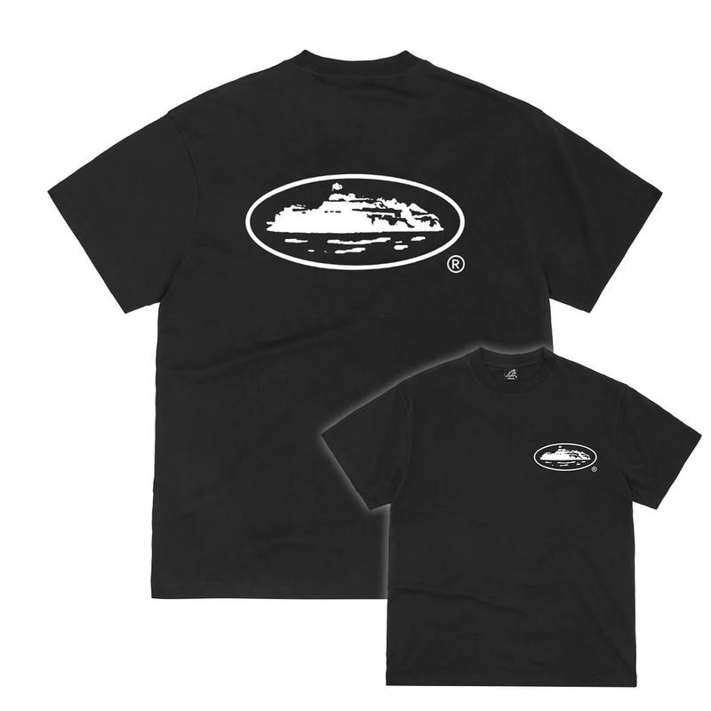 Corteiz OG Island Logo Tee Black