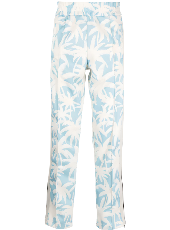 Palm Angels Palms Allover Track Pants Light Blue