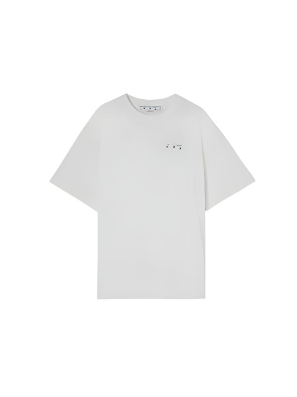 Off-White Carravagio Paint Over Tee White