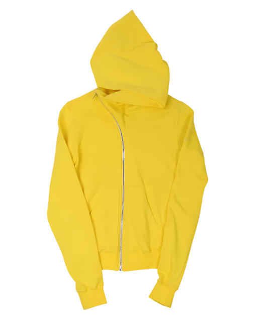 Rick Owens x Champion Zip Up Hoodie Yellow