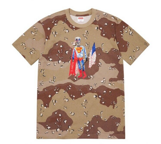 Supreme Skeleton Tee Chocolate Chip Camo