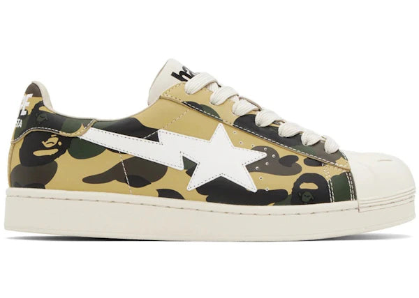 A Bathing Ape Skull Sta 1st Camo Yellow