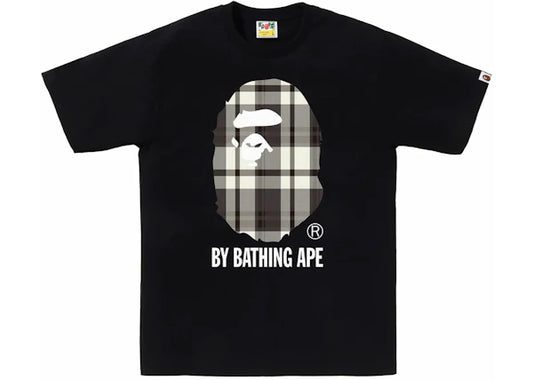 BAPE Check By Bathing Ape Tee Black
