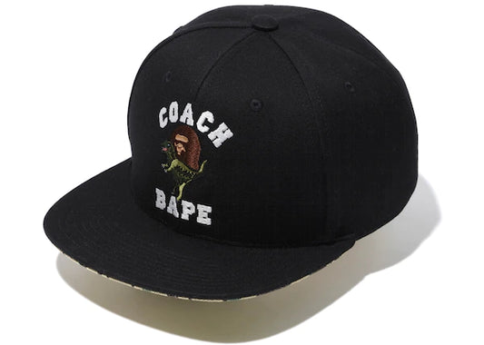 BAPE x Coach Baseball Cap Black