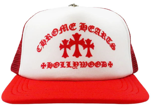 Chrome Hearts King Taco Trucker Hat Red/White
