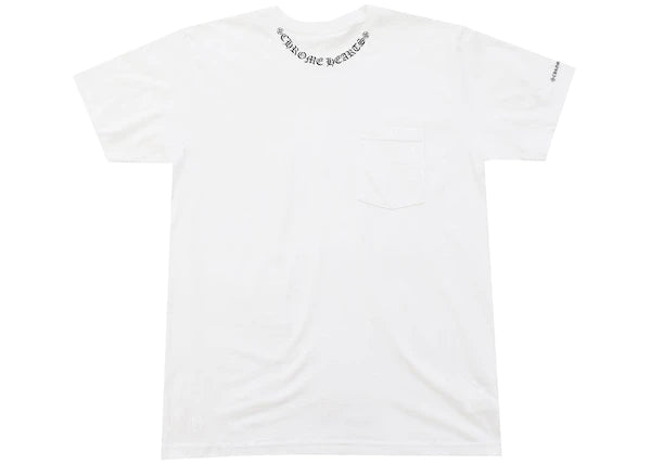 Chrome Hearts Neck Letters Logo T-shirt White
