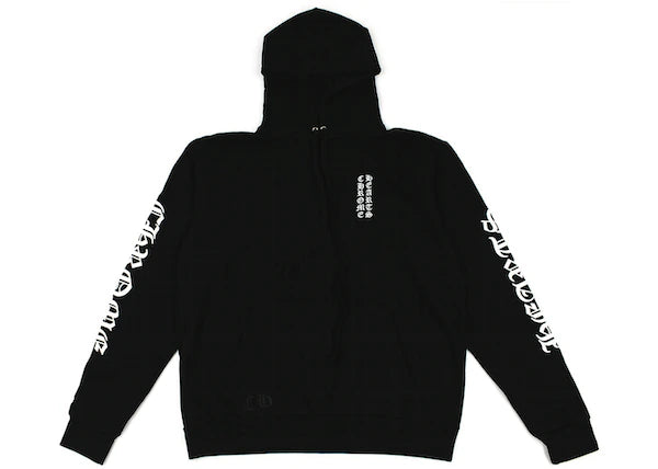 Chrome Hearts Vertical Logo Hoodie Black