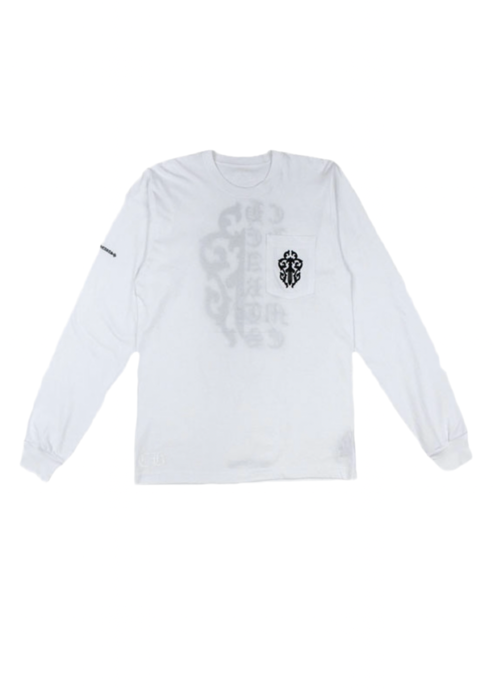 Chrome Hearts Dagger LS Pocket Tee White