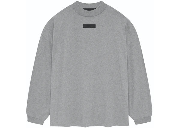 Fear of God Essentials L/S Tee Dark Heather Oatmeal