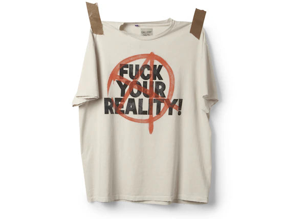 Gallery Dept. Fuck Your Reality Tee Archival White