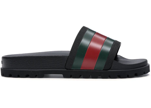 Gucci Web Slide Sandal Black