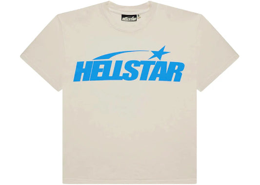 Hellstar Classic T-shirt (Regular Print) White/Blue