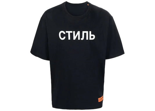 Heron Preston CTNMB Logo T-Shirt Black/White