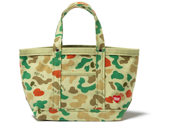 Human Made x Girls Don't Cry Heart Camo Small Tote Bag Green