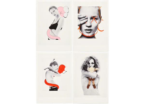 KAWS David Sims Postcard (Set of 4) Multi