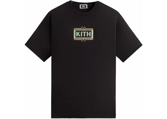 Kith Ornate Classic Logo Tee Black