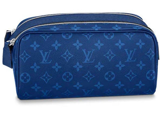 Louis Vuitton Dopp Kit Toilet Pouch Cobalt Blue