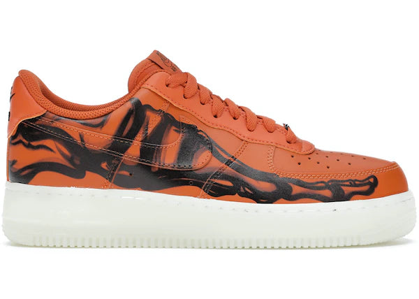 Nike Air Force 1 Low Orange Skeleton Halloween (2020)