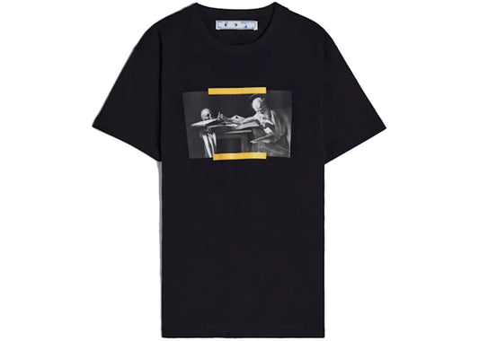 OFF-WHITE Caravaggio Painting S/S T-shirt Black/Yellow
