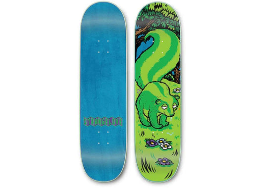 StrangeLove Todd Bratrud Skateboard Deck Green Skunk