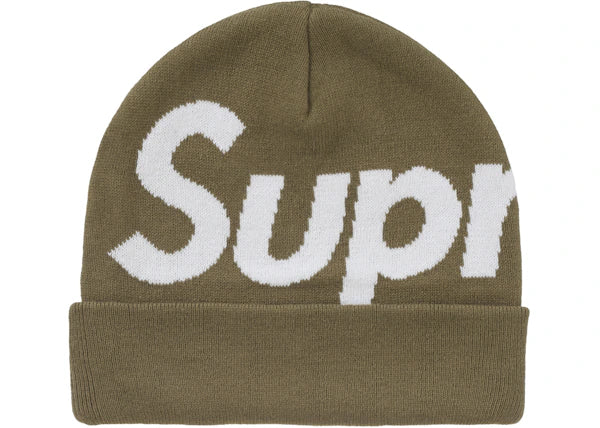 Supreme Big Logo Beanie (FW24) Olive