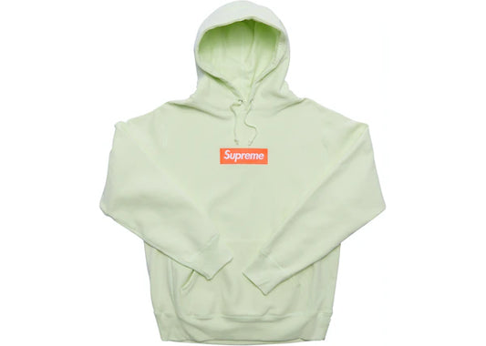 Supreme Box Logo Hooded Sweatshirt (FW17) Pale Lime