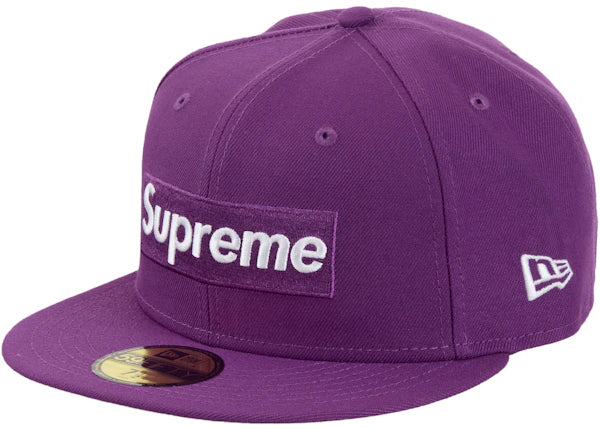 Supreme Grinch Box Logo New Era 59Fifty Fitted Cap Purple