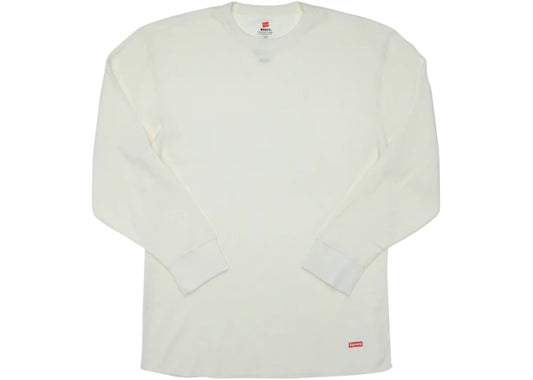 Supreme Hanes Thermal Crew (1 Pack) Natural