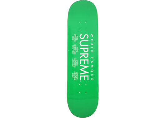 Supreme International Skateboard Deck Green