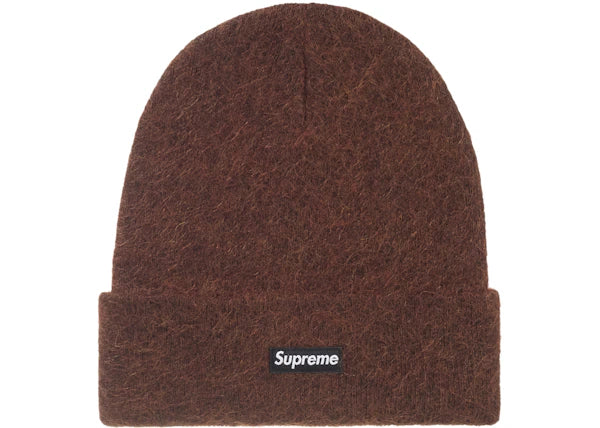 Supreme Mohair Beanie (FW24) Dark Brown