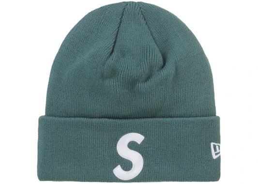 Supreme New Era S Logo Beanie (FW24) Green